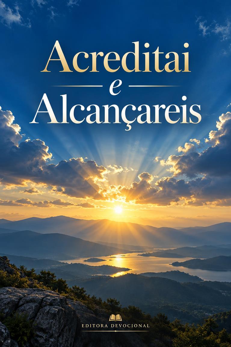 Capa do livro Acreditai e Alcançareis