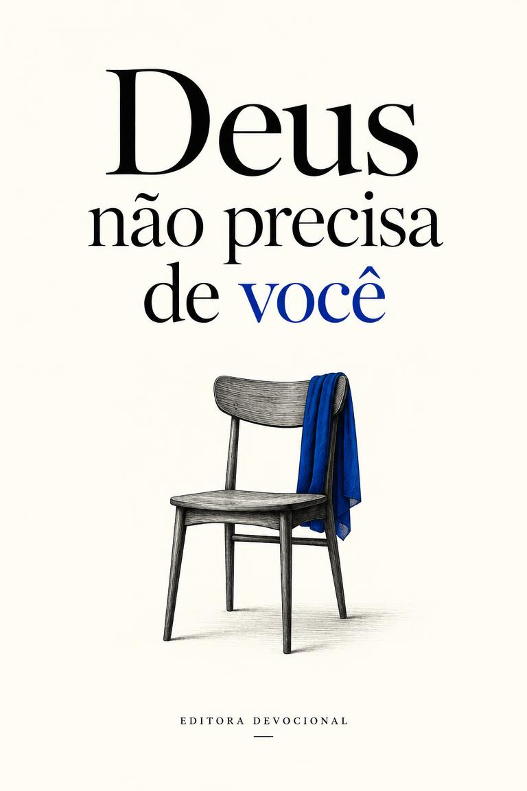 Capa do livro Deus não precisa de você