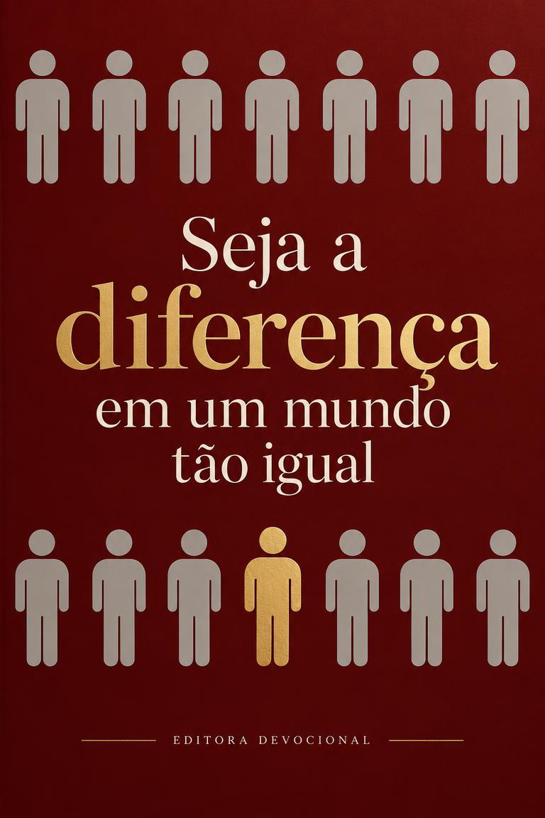 Capa do livro Seja a diferença em um mundo tão igual